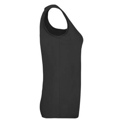 Майка женская "Lady-Fit Valueweight Vest", черный,XS, 97% хлопок,3%полиэстер, 165 г/м2 (черный)